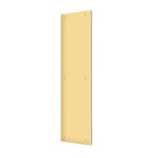 Deltana Placa de Empuje 3-1/2" x 15" — Latón Pulido PVD