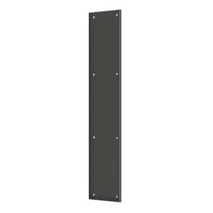 Deltana Placa de Empuje 3-1/2" x 20" — Bronce Aceitado