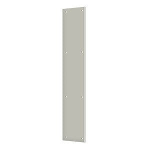 Deltana Placa de Empuje 3-1/2" x 20" — Níquel Satinado
