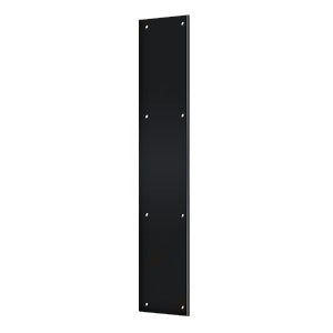 Deltana Placa de Empuje 3-1/2" x 20" — Negro Mate