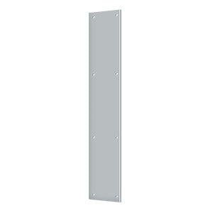 Deltana Placa de Empuje 3-1/2" x 20" — Cromo Satinado