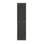Deltana Placa de Empuje con Marco de Uso Rudo 3-1/2" x 15" — Bronce Aceitado