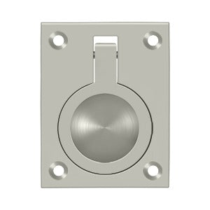Deltana Jaladera de Anillo Empotrada 2-1/2" — Níquel Satinado