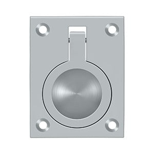 Deltana Jaladera de Anillo Empotrada 2-1/2" — Cromo Satinado