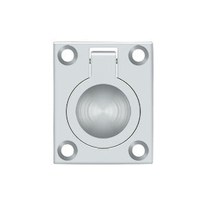Deltana Jaladera de Anillo Empotrada 1-3/4" — Cromo Pulido