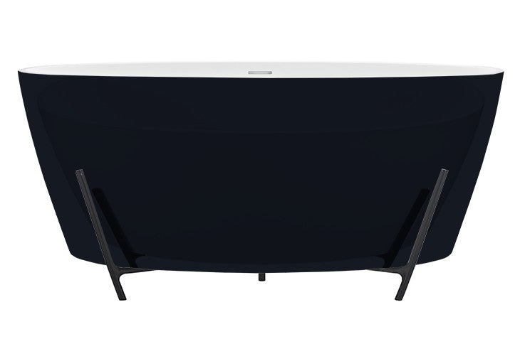 MTI Elena Soaker with Cradle en color Ónix — SculptureStone