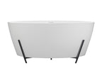MTI Elena Soaker with Cradle bañera independiente de SculptureStone — vista de producto