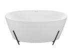 MTI Elena Soaker with Cradle bañera independiente de SculptureStone — vista de producto