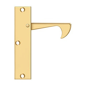 Deltana Jaladera de Borde Delgada 4-1/4" — Latón Pulido PVD