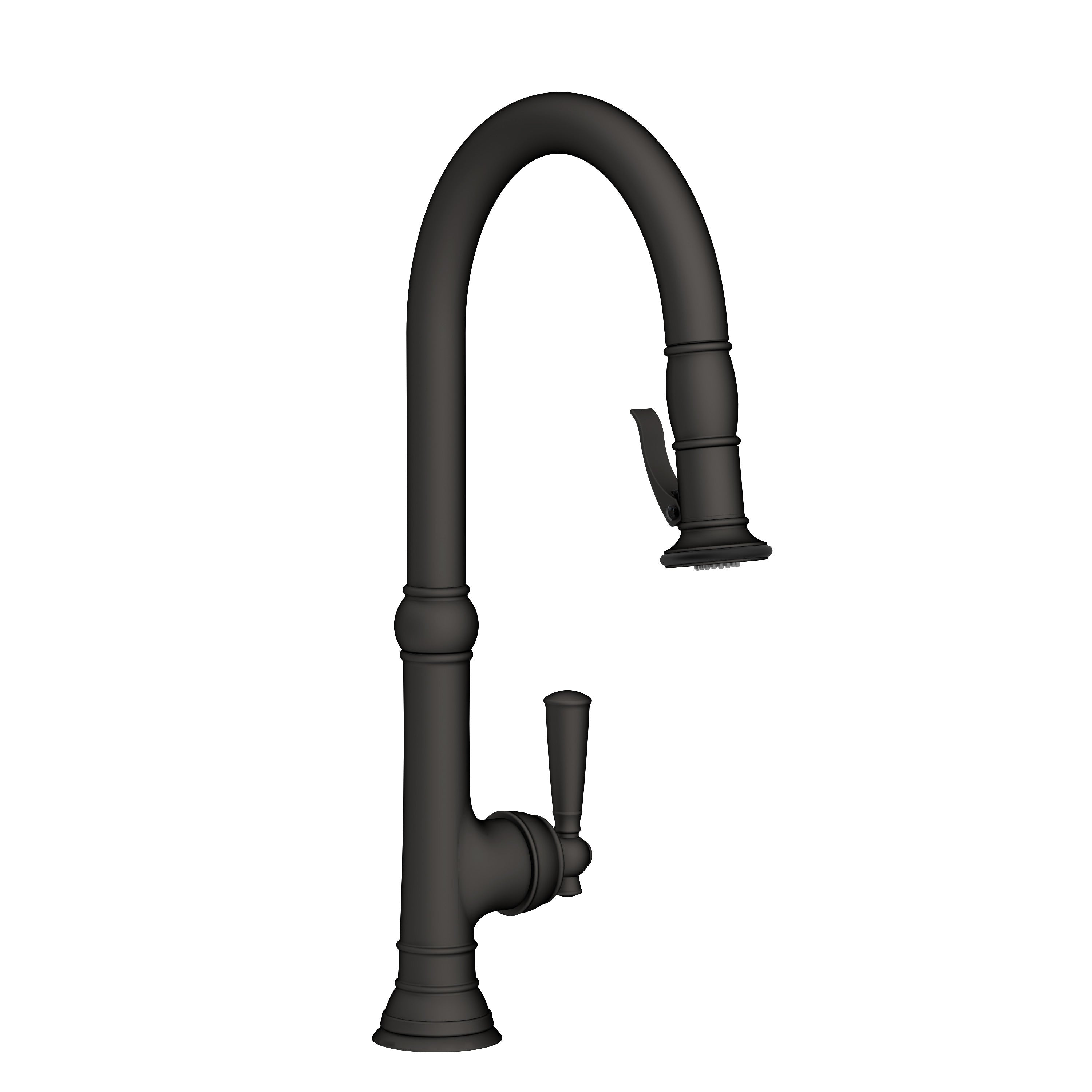 Newport Brass Jacobean 2470-5183 — vista de producto — Negro Mate