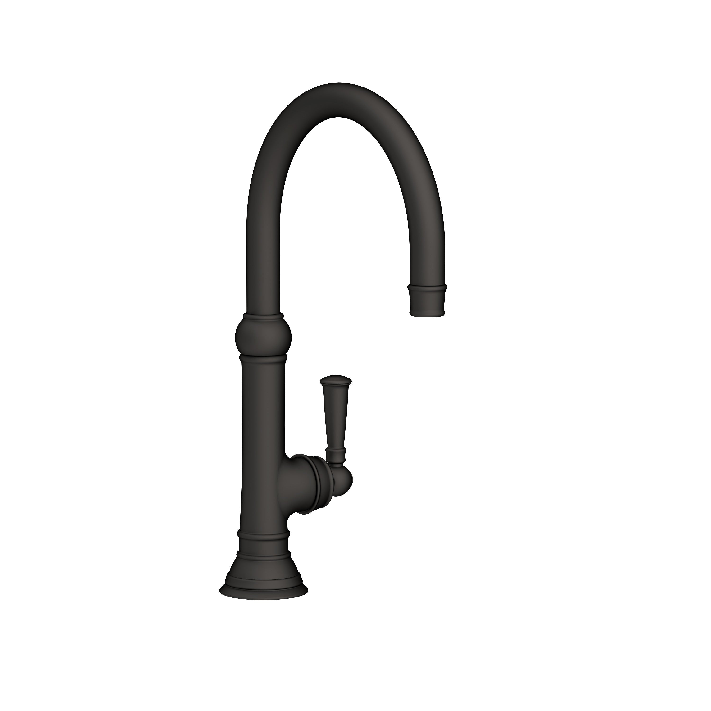 Newport Brass Jacobean 2470-5233 — vista de producto — Negro Mate
