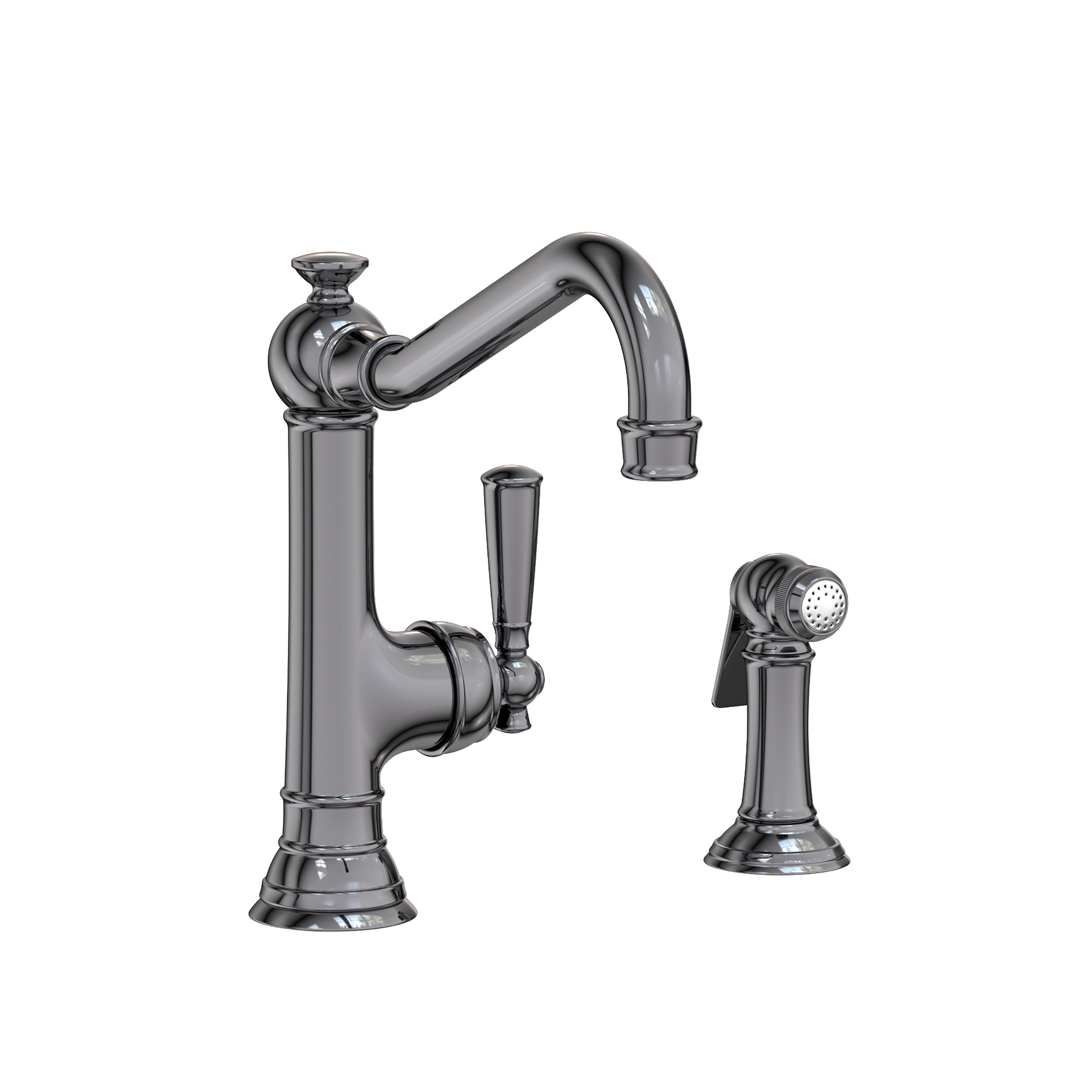 Newport Brass Jacobean 2470-5313 — vista de producto — Cromo Medianoche