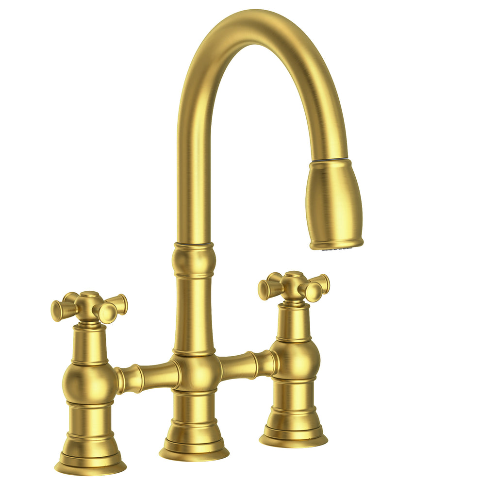 Newport Brass Jacobean 2470-5462 — vista de producto — Latón Satinado (PVD)