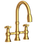 Newport Brass Jacobean 2470-5462 — vista de producto — Oro Satinado (PVD)