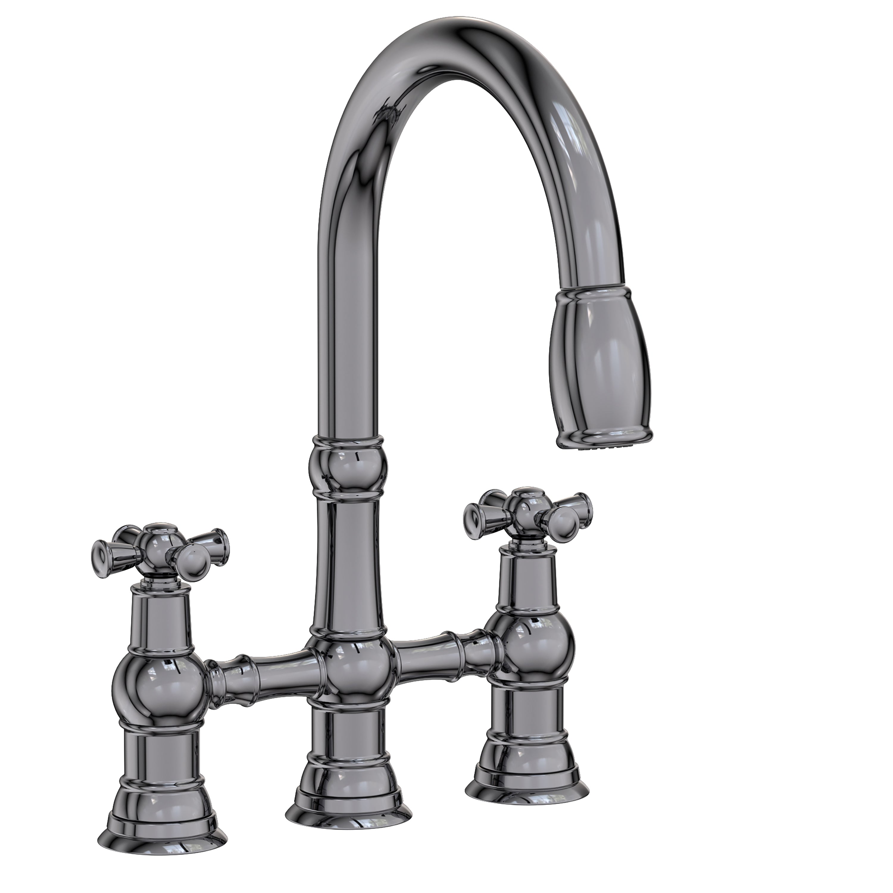 Newport Brass Jacobean 2470-5462 — vista de producto — Cromo Medianoche