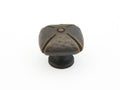 Schaub Perilla Siena Cuadrada, 1-1/2" diám. — Bronce Antiguo
