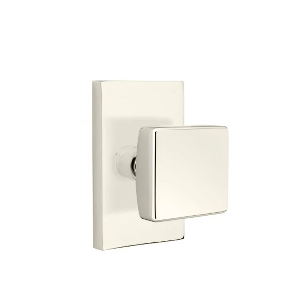 Níquel Pulido · Modern Rectangular Rosette