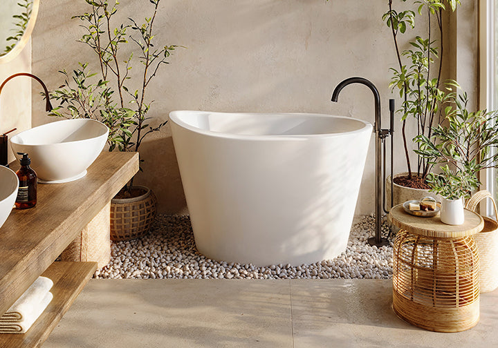 MTI Emi bañera independiente de SculptureStone — vista de producto
