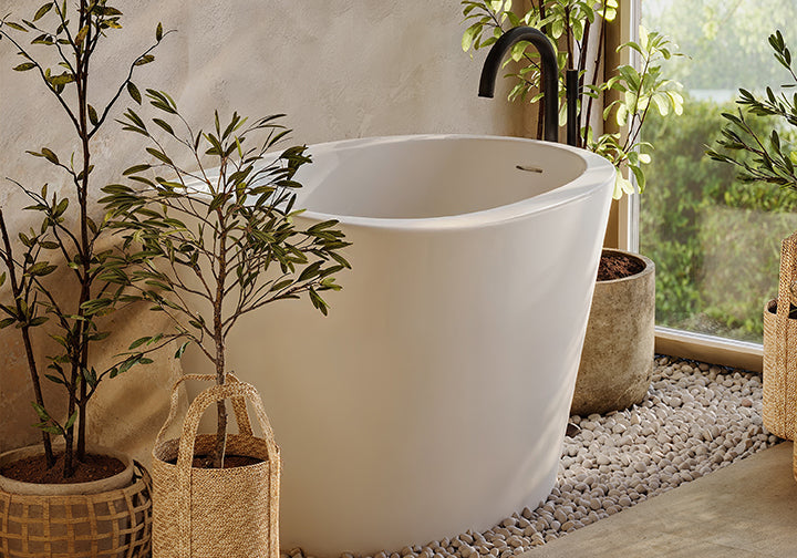 MTI Emi bañera independiente de SculptureStone — vista de producto