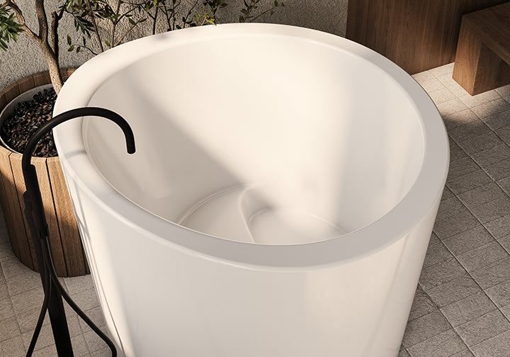 MTI Emi bañera independiente de SculptureStone — vista de producto