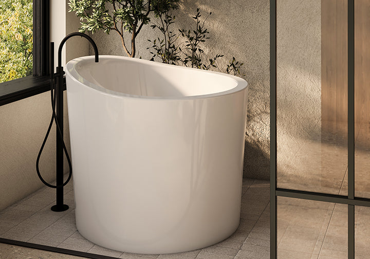 MTI Emi bañera independiente de SculptureStone — vista de producto