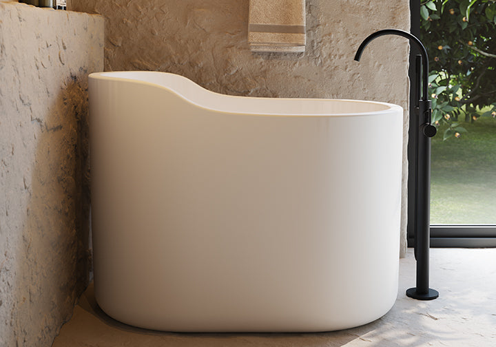 MTI Emi bañera independiente de SculptureStone — vista de producto