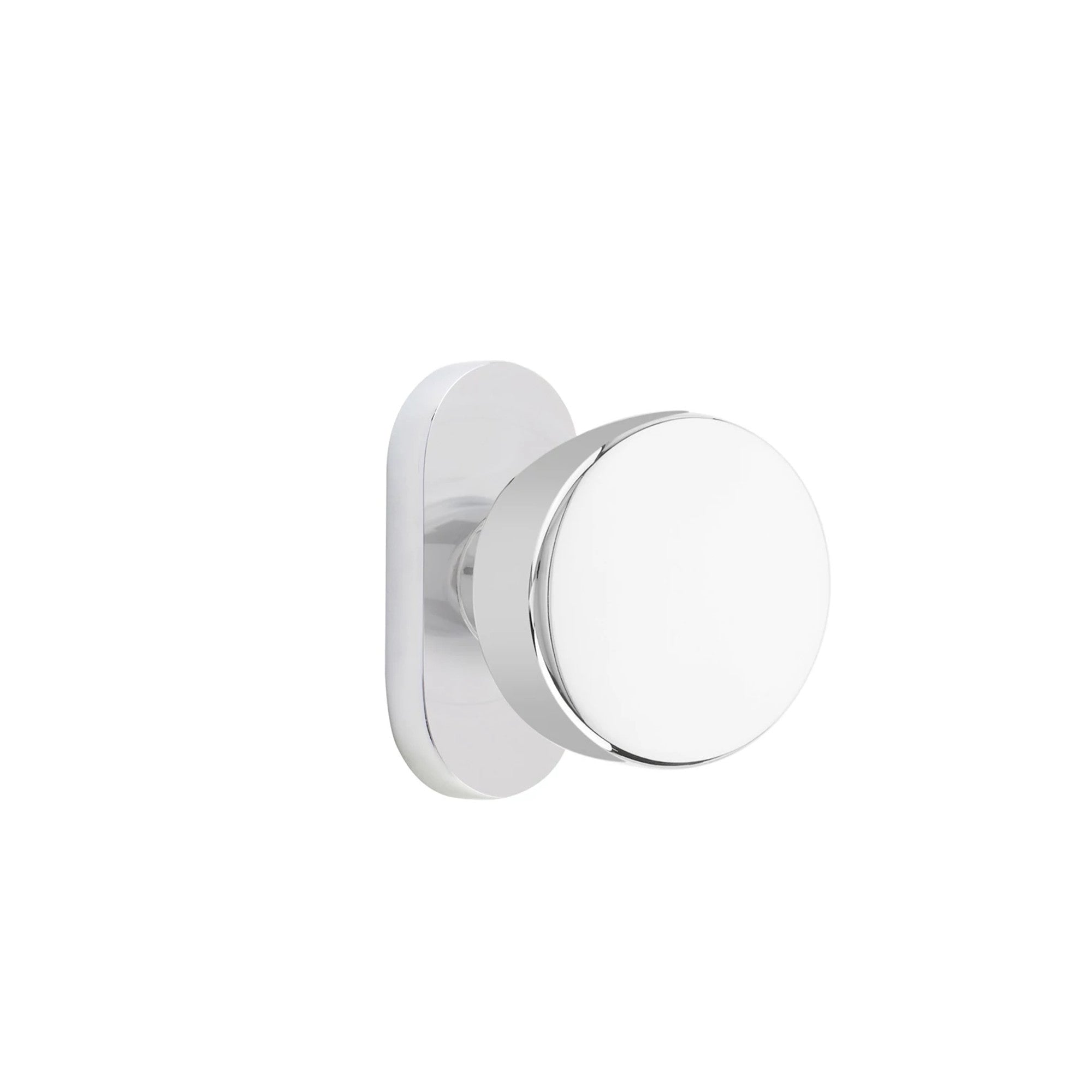 Cromo Pulido · 1-1/2" x3" Oval Rosette