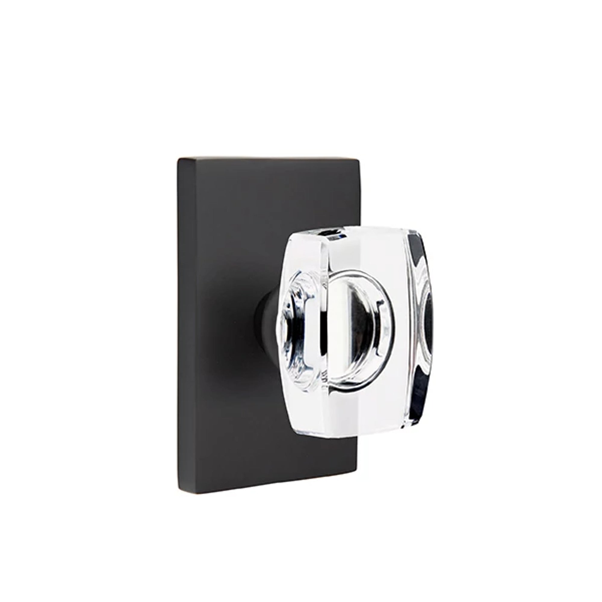 Negro Mate · Modern Rectangular Rosette