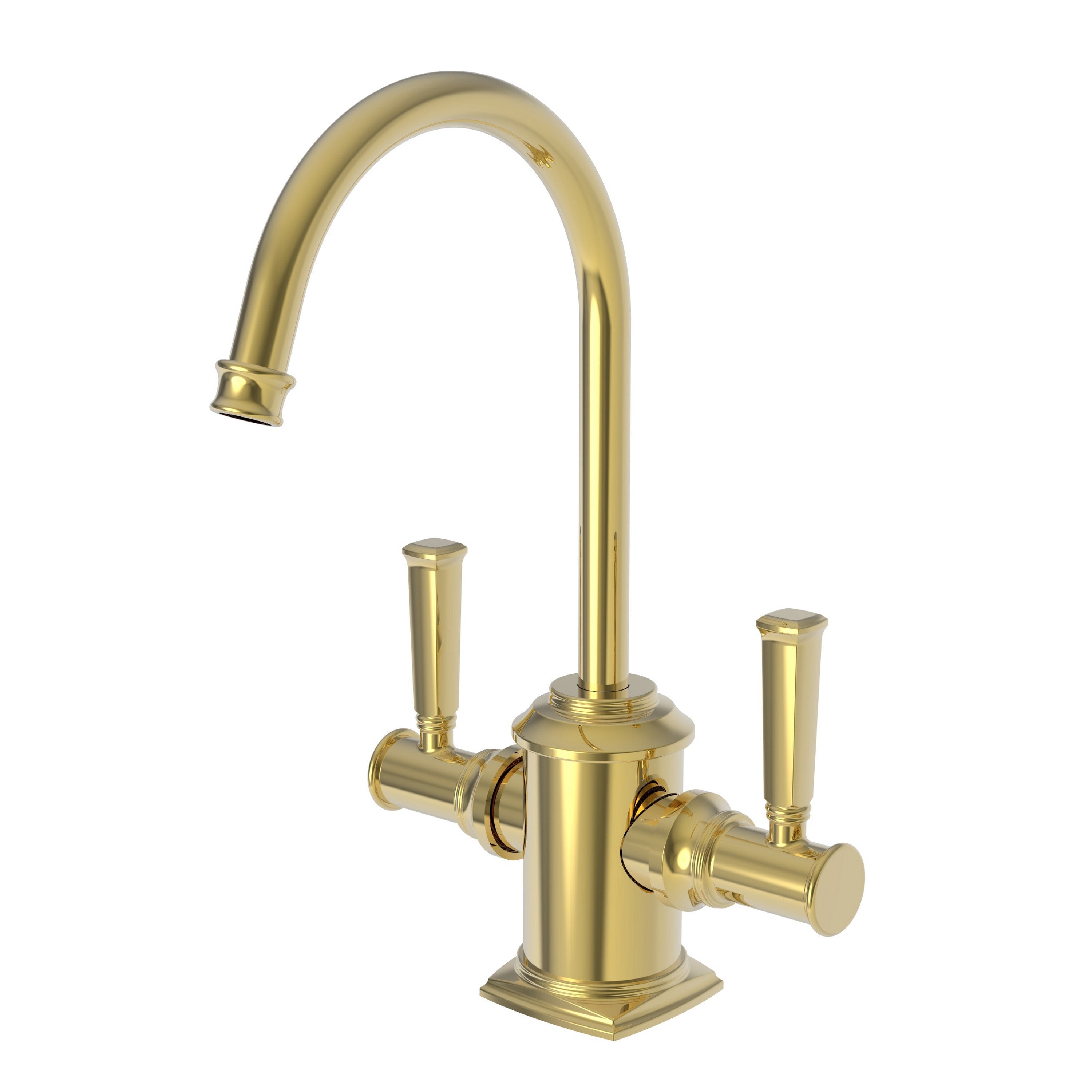 Newport Brass Zemora 3160-5603 — vista de producto — Oro Pulido (PVD)