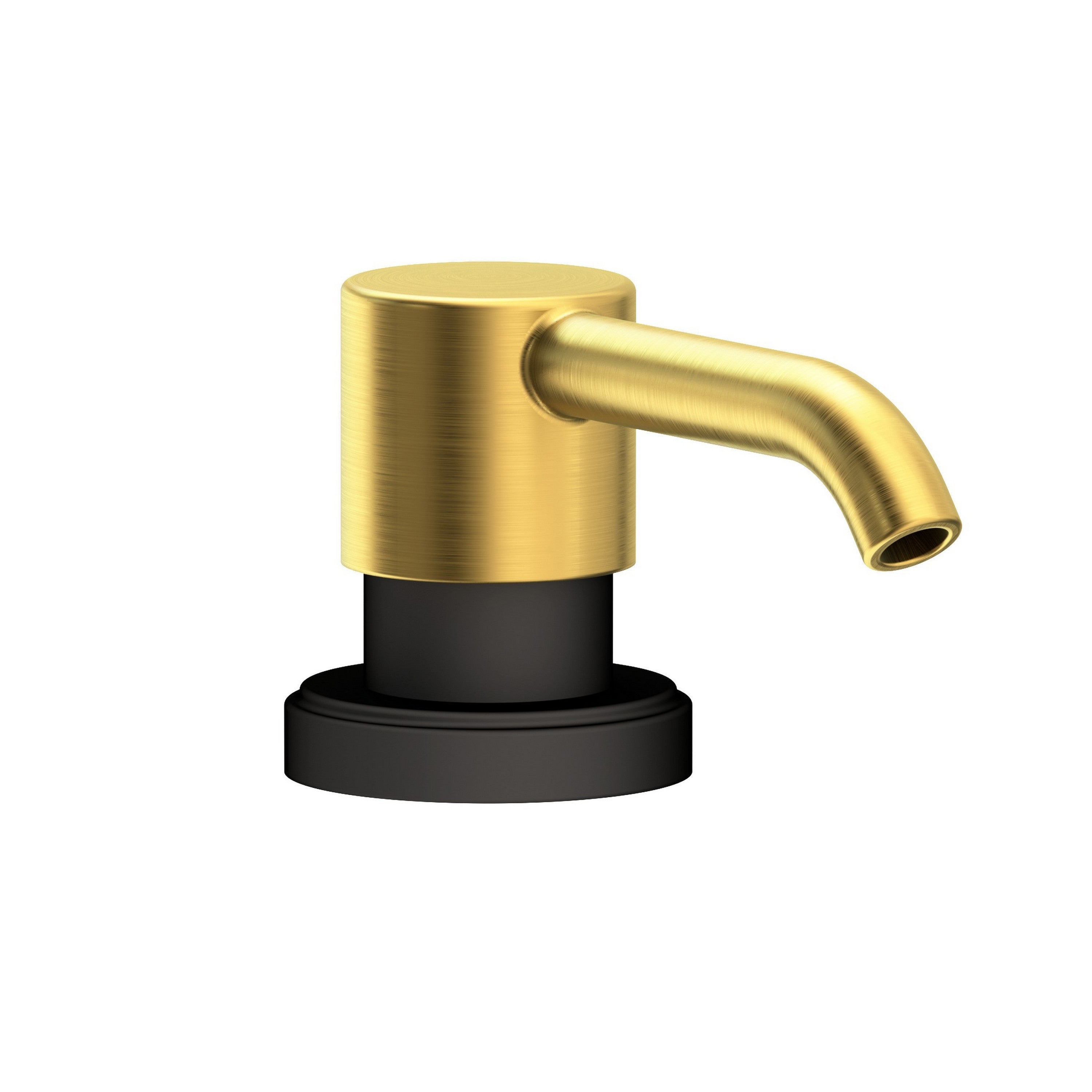 Newport Brass Muncy 3180-5721 — vista de producto — Flat Black x Satin Brass - PVD