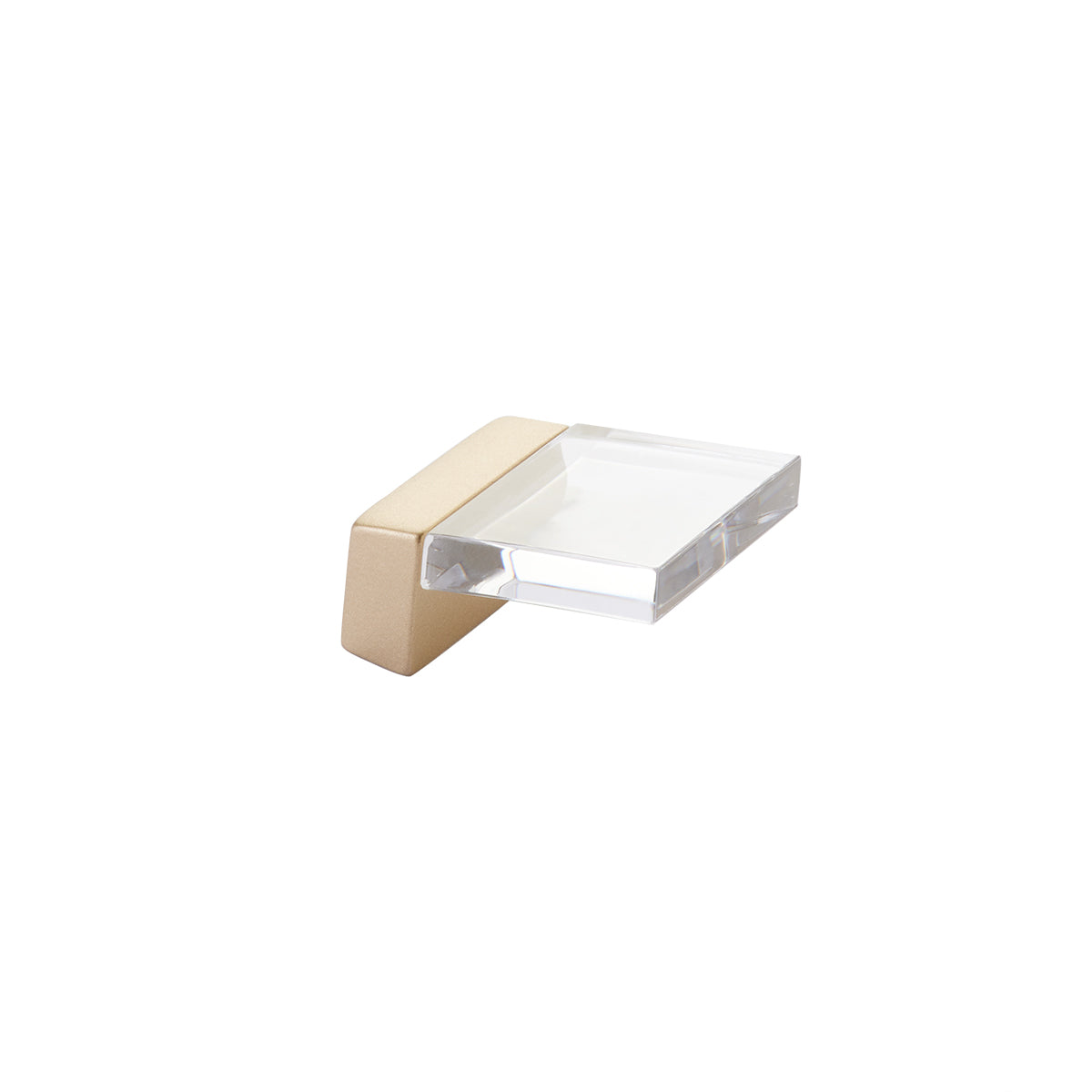 Schaub Jaladera de Dedo Positano, 1" — Latón Satinado Signature