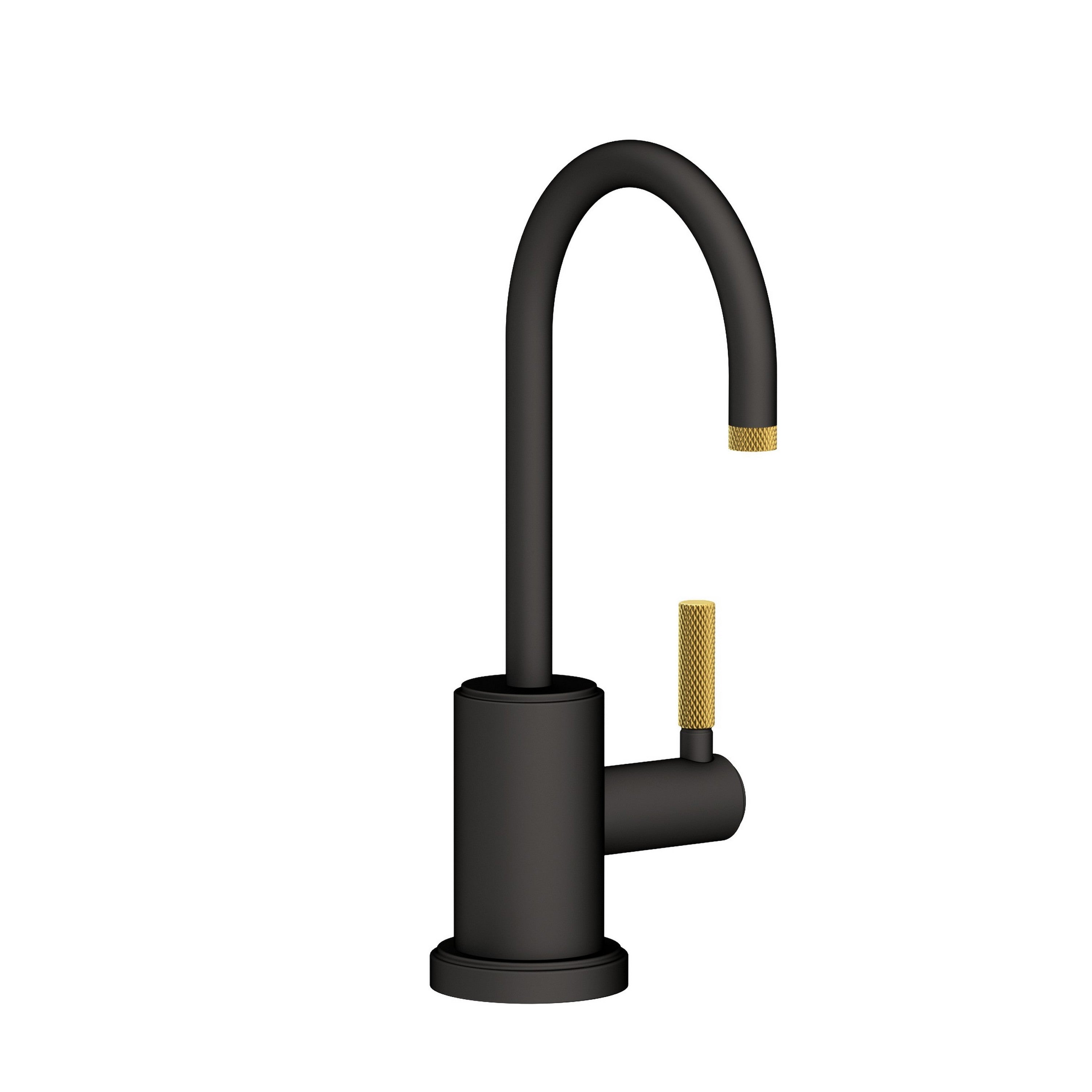 Newport Brass Muncy 3290-5623 — vista de producto — Flat Black x Satin Brass - PVD