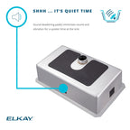 Elkay Tarja Crosstown® Calibre 18 Acero Inoxidable 31-1/2" x 18-1/2" x 5-1/2" de Un Tazón Bajo Cubierta — ambiente de cocina