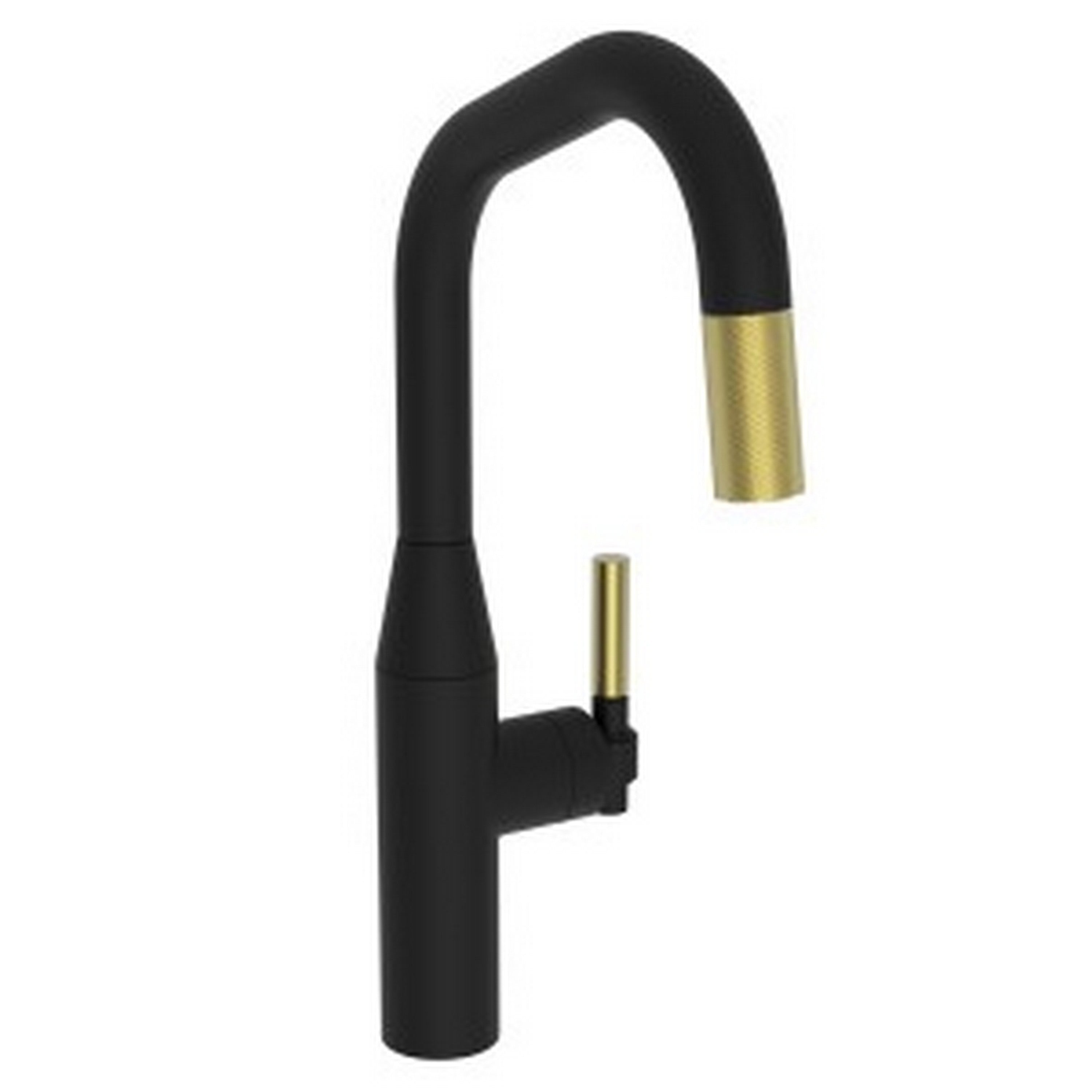 Newport Brass Muncy 3360-5113 — vista de producto — Flat Black x Satin Brass - PVD