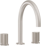 California Faucets Jalama Juego Completo para Tina Romana - Pico de Arco - Níquel Satinado