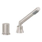 California Faucets Jalama Regadera de Mano y Desviador Completo para Tina Romana - 1.8 gpm - Níquel Satinado