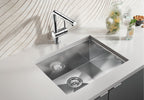 Blanco Quatrus R0 22″ Small Single Bowl — Tarja de Acero Inoxidable