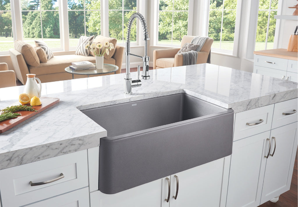 Blanco Ikon 33″ Apron Single Bowl — Tarja de Silgranit