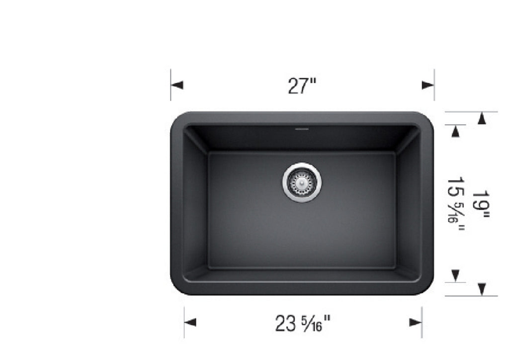Blanco Ikon 27″ Apron Single Bowl — Tarja de Silgranit
