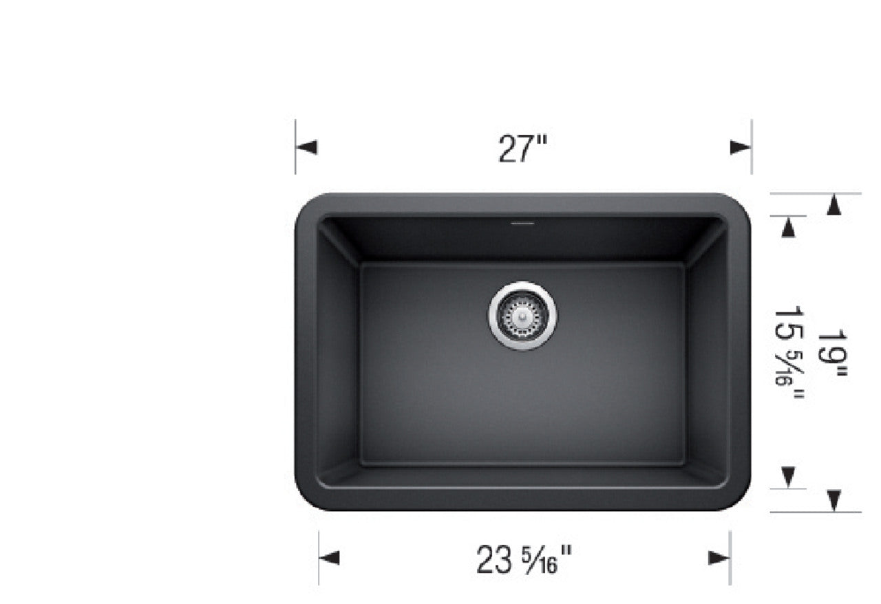 Blanco Ikon 27″ Apron Single Bowl — Tarja de Silgranit