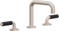 California Faucets Cayucos 8" Llave de Lavabo de 3 Orificios para Cubierta, con Dos Manerales - Pico Cuadrado