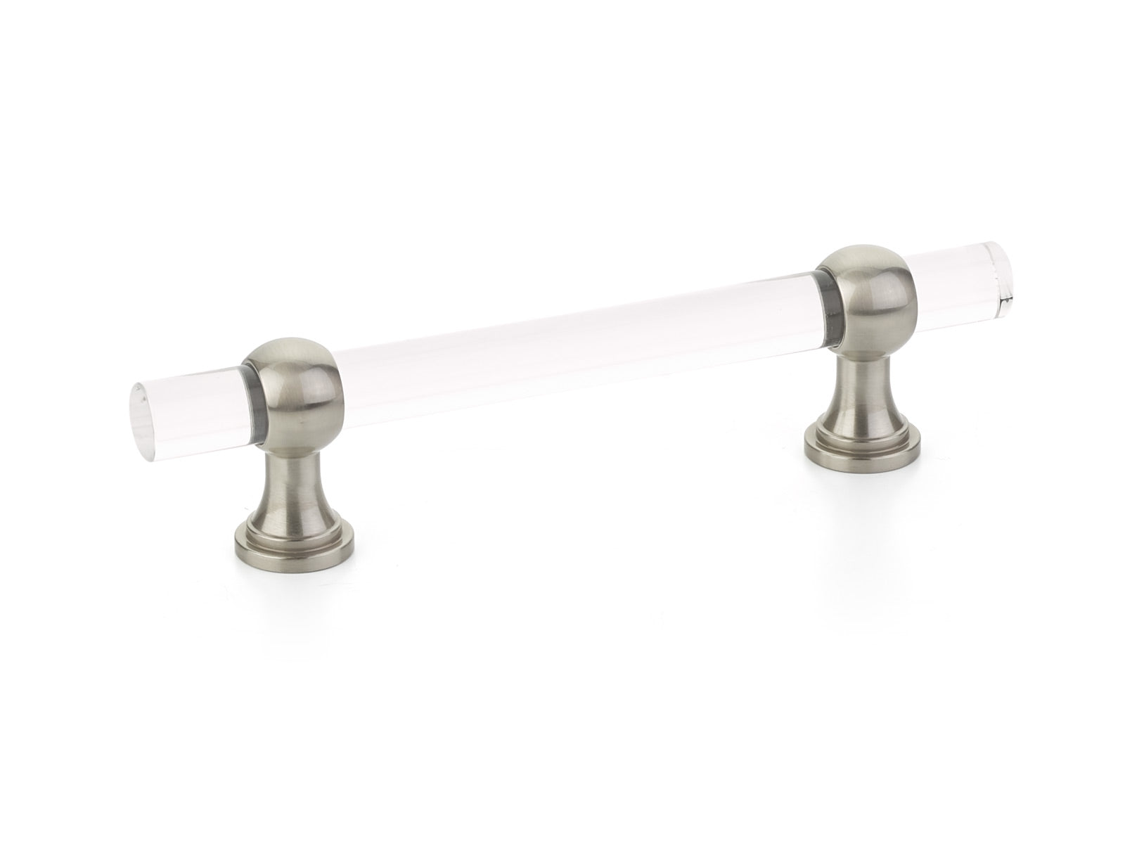 Schaub Jaladera de Barra Lumiere Transitional Adjustable — Níquel Satinado