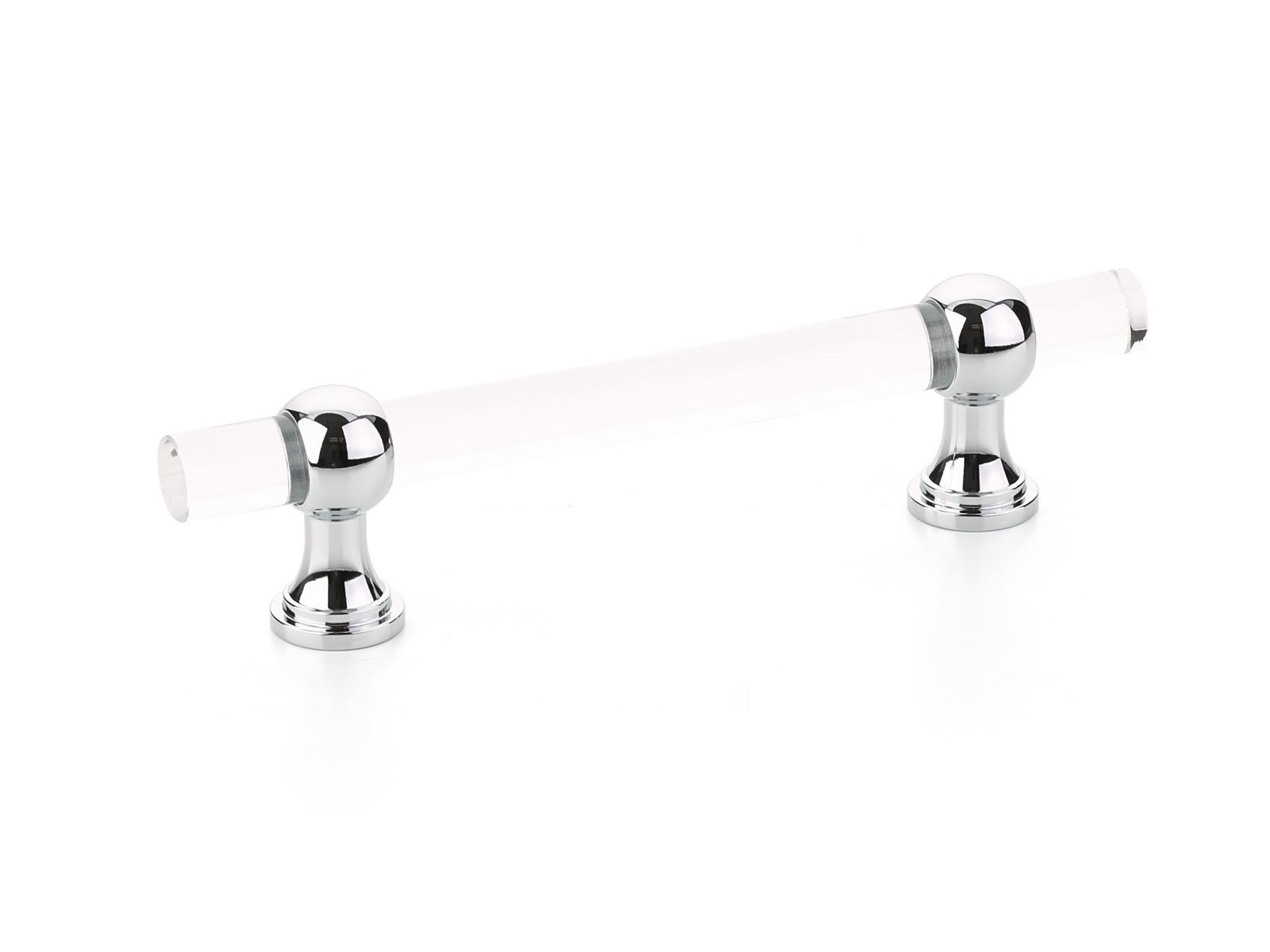 Schaub Jaladera de Barra Lumiere Transitional Adjustable — Cromo Pulido