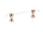 Schaub Jaladera de Barra Lumiere Transitional Adjustable — Oro Rosa Pulido