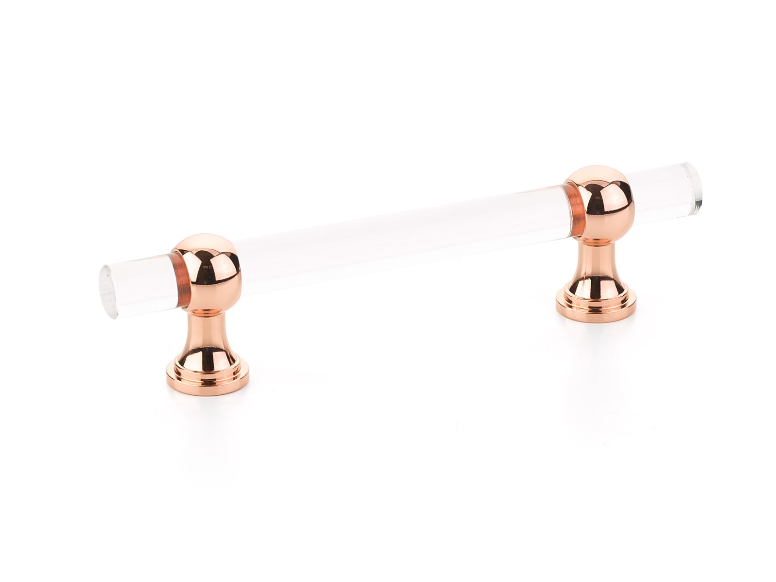 Schaub Jaladera de Barra Lumiere Transitional Adjustable — Oro Rosa Pulido