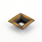 Schaub Jaladera Finestrino Flared Cuadrada, 1-1/4" cc — Bronce Bruñido