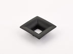 Schaub Jaladera Finestrino Flared Cuadrada, 1-1/4" cc — Negro Mate