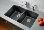 Blanco Diamond Equal Double Bowl — Tarja de Silgranit