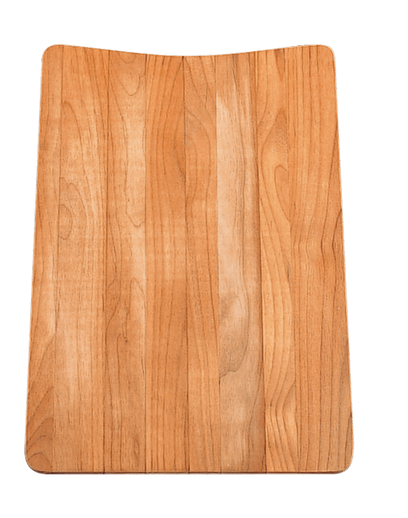 Blanco Tabla de cortar de madera — Diamond Equal Double Dual Mount