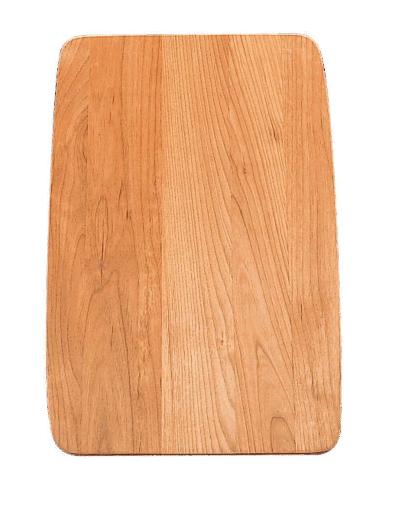 Blanco Tabla de cortar de madera — Diamond Super Single Dual Mount